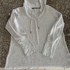 Women's Gray Hooded Top